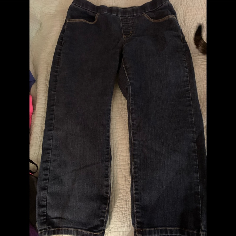 Lee Style Up blue Jean capris